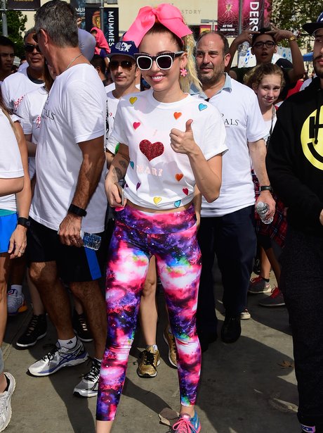 Miley Cyrus Charity Walk