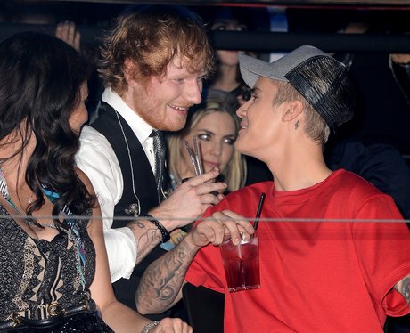 Ed Sheeran and Justin Bieber MTV EMA's 2015
