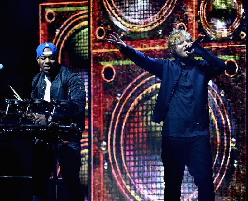 Ed Sheeran and Rudimental MTV EMA's 2015