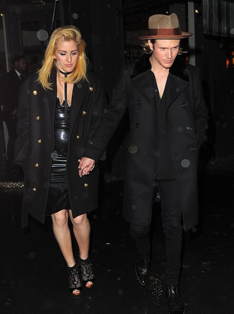 Ellie Goulding Rubber Dress Dougie Poynter