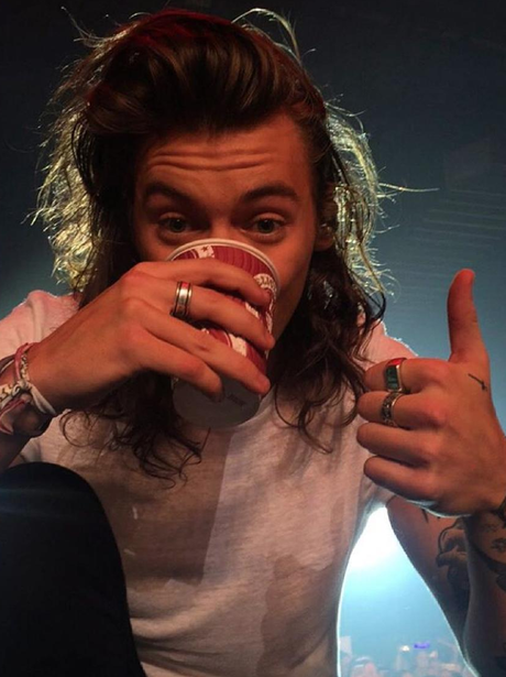 Harry Styles Coffee Instagram