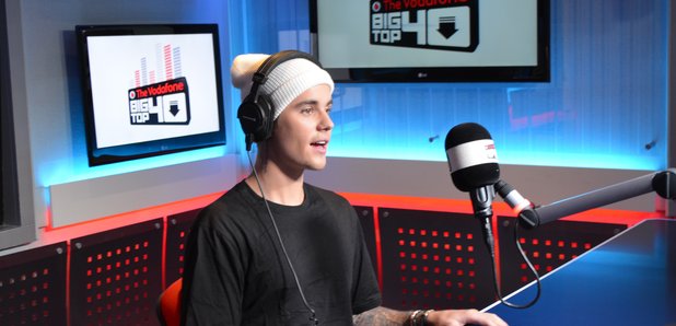 Justin Bieber Big Top 40 Studio