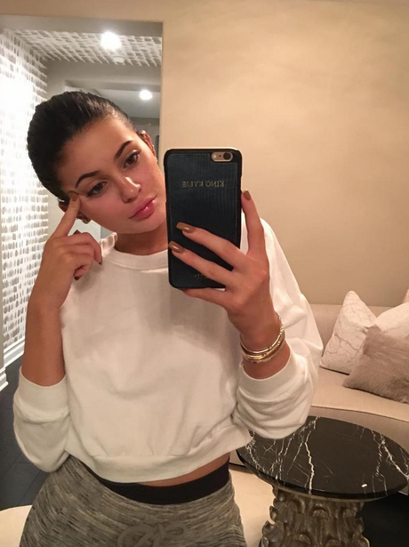 Kylie Jenner wearing no make-up