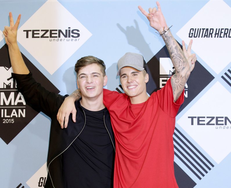 Martin Garrix and Justin Bieber MTV EMA's 2015