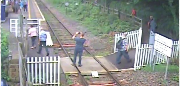 Selfie Level Crossing Derbyshire