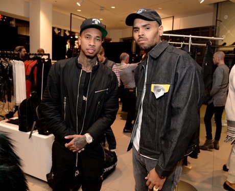 Chris Brown and Tyga