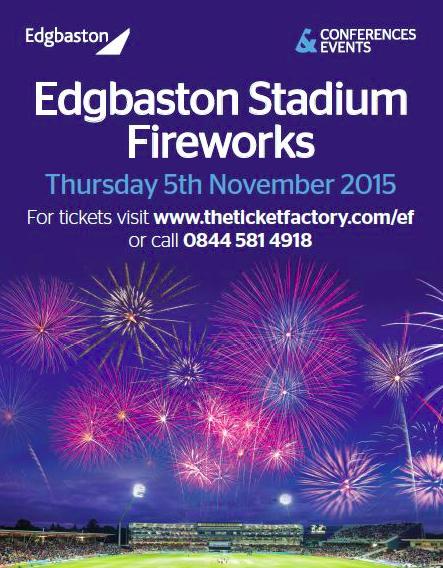 Edgbaston Fireworks