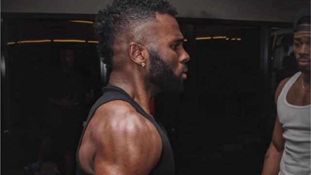 Jason Derulo working out 