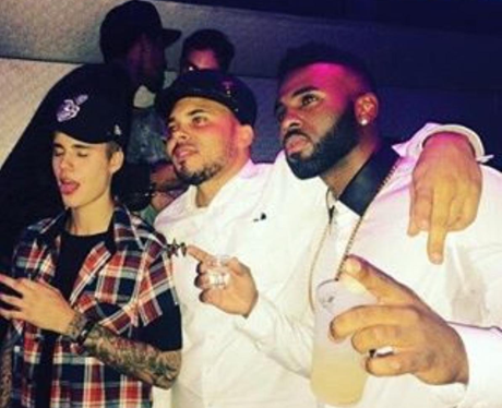 Jason Derulo and Justin Bieber Partying