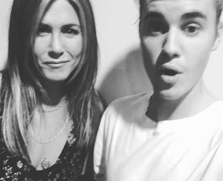 Jennifer Anniston and Justin Bieber