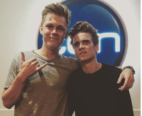 Joe Sugg and Casper Lee