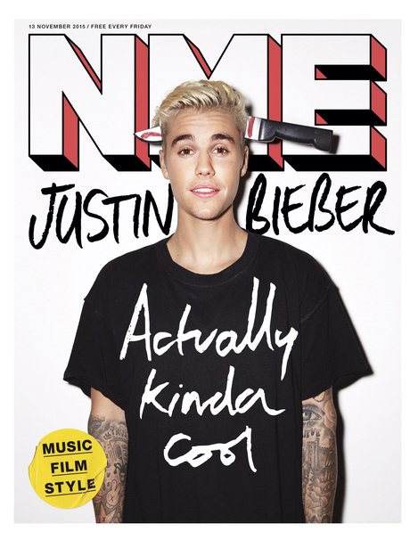 Justin Bieber NME Magazine 2015