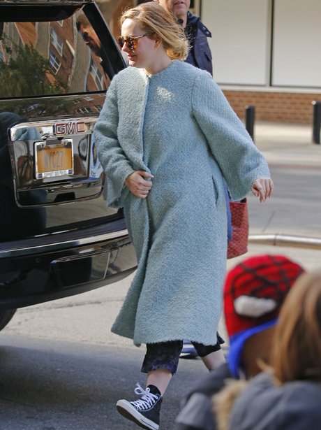 Adele Blue Blanket Coat