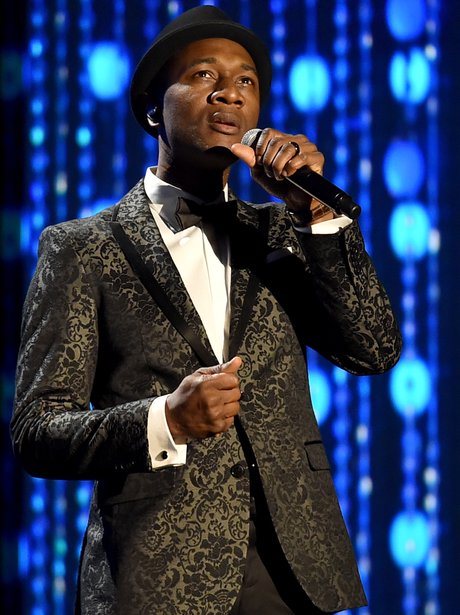 Aloe Blacc performs onstage during the Academy of