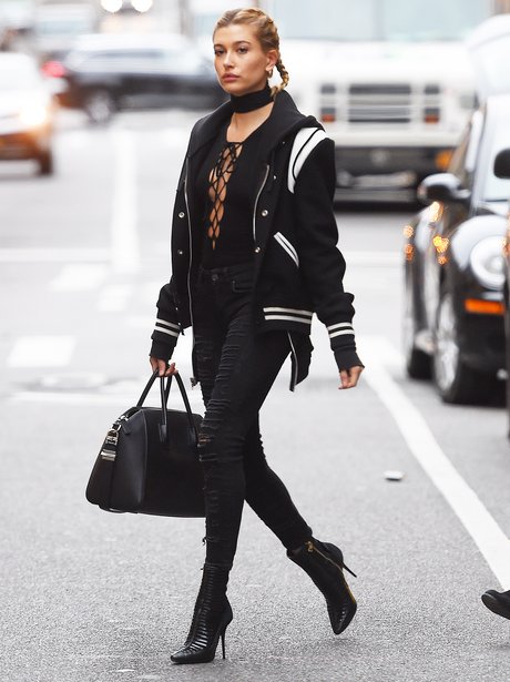 Hailey Baldwin in New York