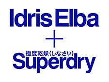 Idris Elba for Superdry logo