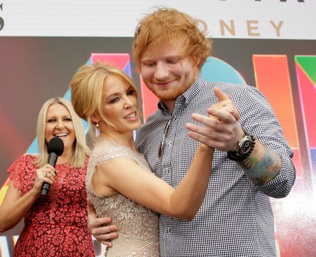 Ed Sheeran and Kylie Minogue ARIA Awards 2015