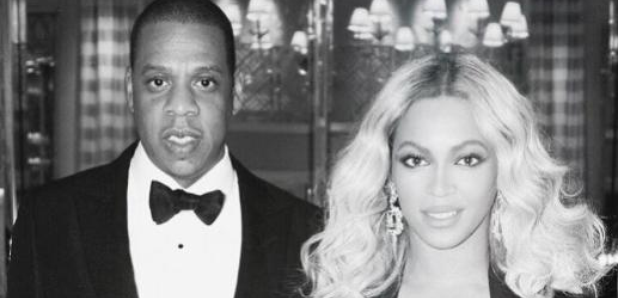 jay z and beyonce black and white