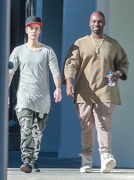 Justin Bieber and Corey Gamble