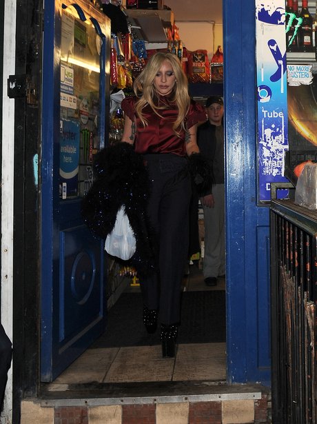 Lady Gaga shopping in Camden