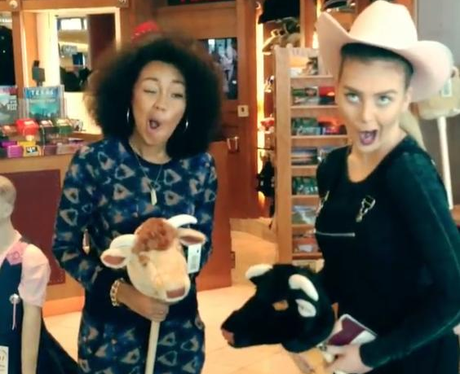 Leigh-Anne and Perrie As Cowgirls