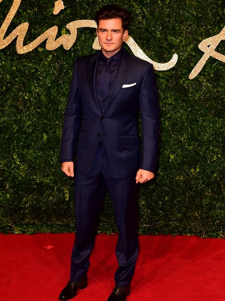 Orlando Bloom British Fashion Awards 2015