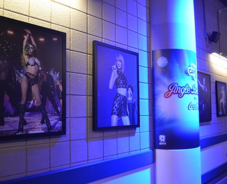 Backstage at the Jingle Bell Ball 2015