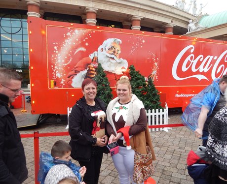 coca Cola Truck Trafford Centre 2015