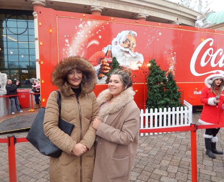 coca Cola Truck Trafford Centre 2015