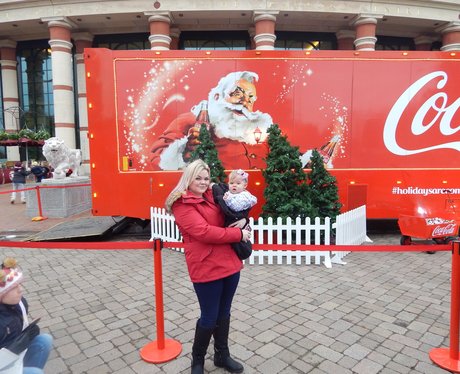 coca Cola Truck Trafford Centre 2015