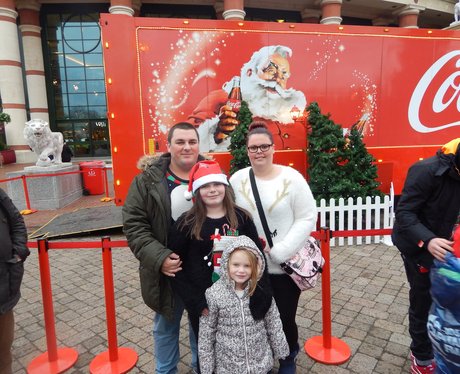 coca Cola Truck Trafford Centre 2015