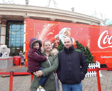coca Cola Truck Trafford Centre 2015