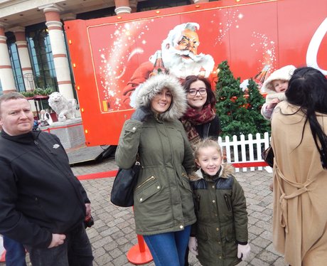 coca Cola Truck Trafford Centre 2015