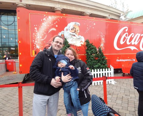 coca Cola Truck Trafford Centre 2015