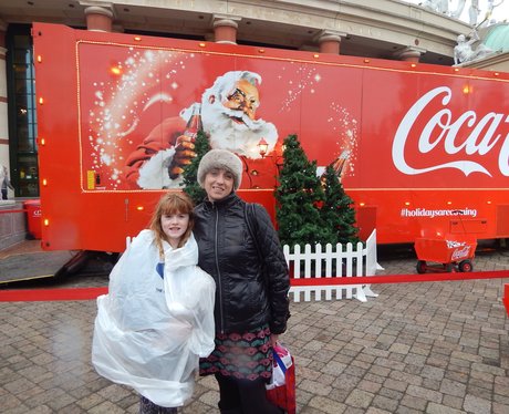 coca Cola Truck Trafford Centre 2015
