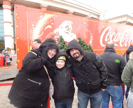 coca Cola Truck Trafford Centre 2015