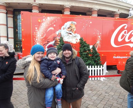 coca Cola Truck Trafford Centre 2015