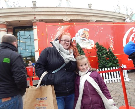 coca Cola Truck Trafford Centre 2015