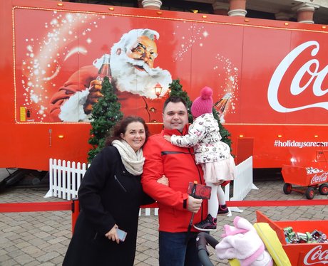 Coca Cola Truck Trafford Centre 2015