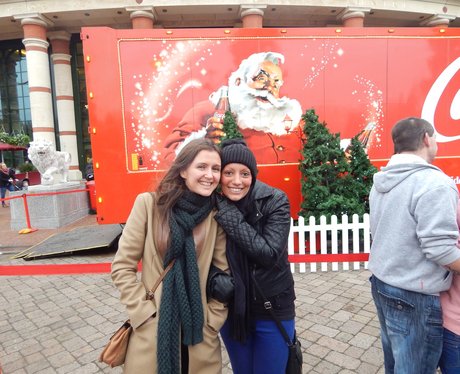 Coca Cola Truck Trafford Centre 2015