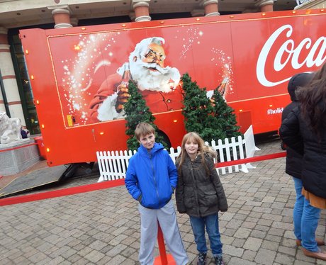 Coca Cola Truck Trafford Centre 2015
