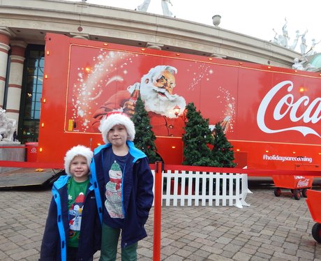 Coca Cola Truck Trafford Centre 2015