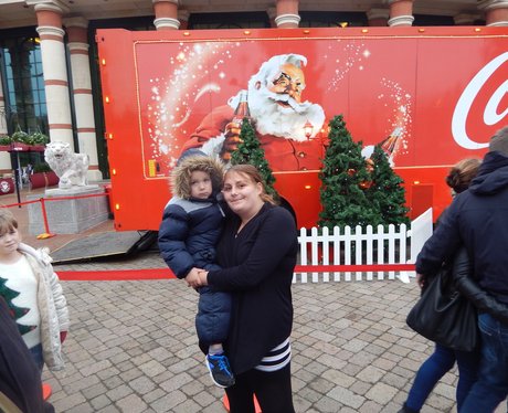 Coca Cola Truck Trafford Centre 2015