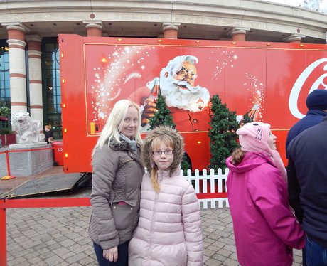 Coca Cola Truck Trafford Centre 2015