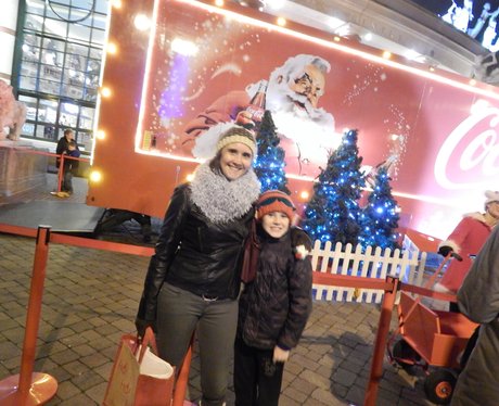 Coca Cola Truck Trafford Centre 2015