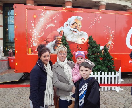 Coca Cola Truck Trafford Centre 2015