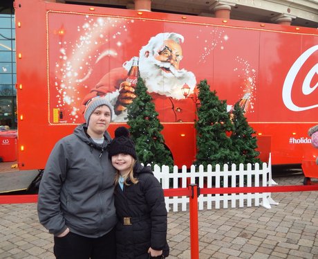 Coca Cola Truck Trafford Centre 2015