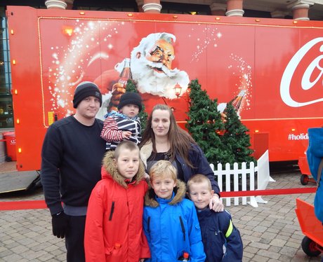 Coca Cola Truck Trafford Centre 2015