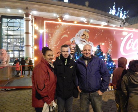 Coca Cola Truck Trafford Centre 2015