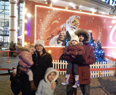 Coca Cola Truck Trafford Centre 2015